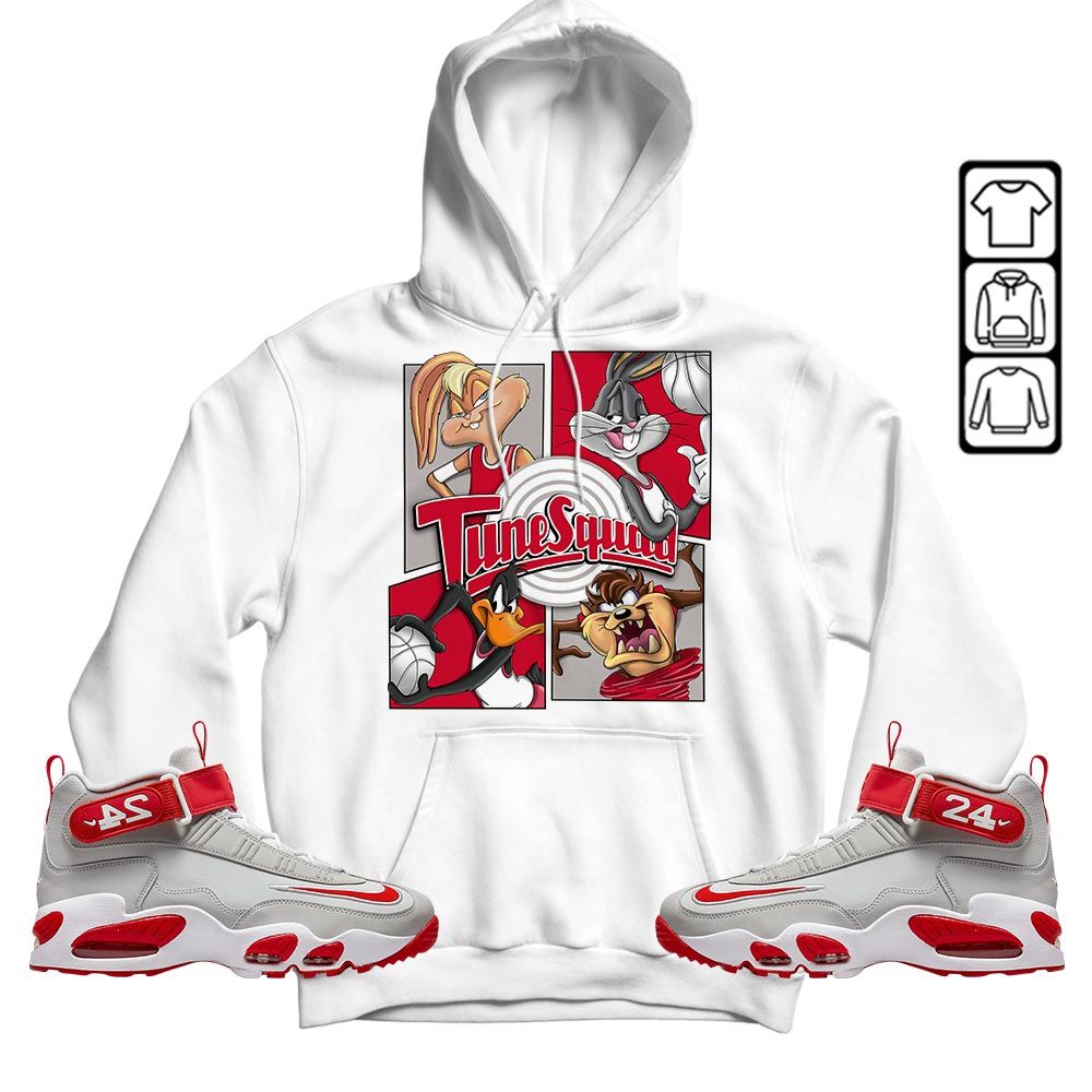 Bunny Tazmanian Basketball Sneaker Shirt Match Griffey Max 1 University Reds, Air Griffey Max 1 Gray Reds MKO T-Shirt