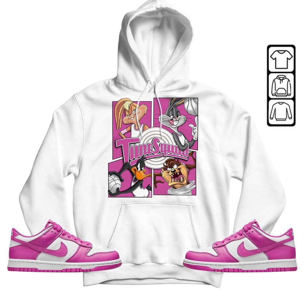 Bunny Tazmanian Basketball Sneaker Shirt Match GS Active Fuchsia, Dunk Low Active Fuchsia MKO T-Shirt