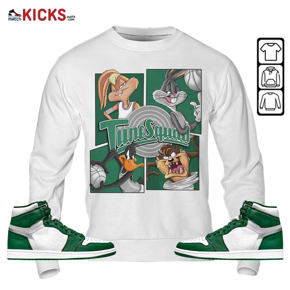 Bunny Tazmanian Basketball Sneaker Shirt Match High Gorge Green 1s, Jordan 1 Retro High Gorge Green MKO T-Shirt Bunny Tazmanian Basketball Sneaker Shirt Match High Gorge Green 1s, Jordan 1 Retro High Gorge Green MKO T-Shirt