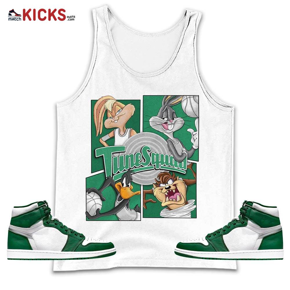 Bunny Tazmanian Basketball Sneaker Shirt Match High Gorge Green 1s, Jordan 1 Retro High Gorge Green MKO Tank Top Bunny Tazmanian Basketball Sneaker Shirt Match High Gorge Green 1s, Jordan 1 Retro High Gorge Green MKO Tank Top