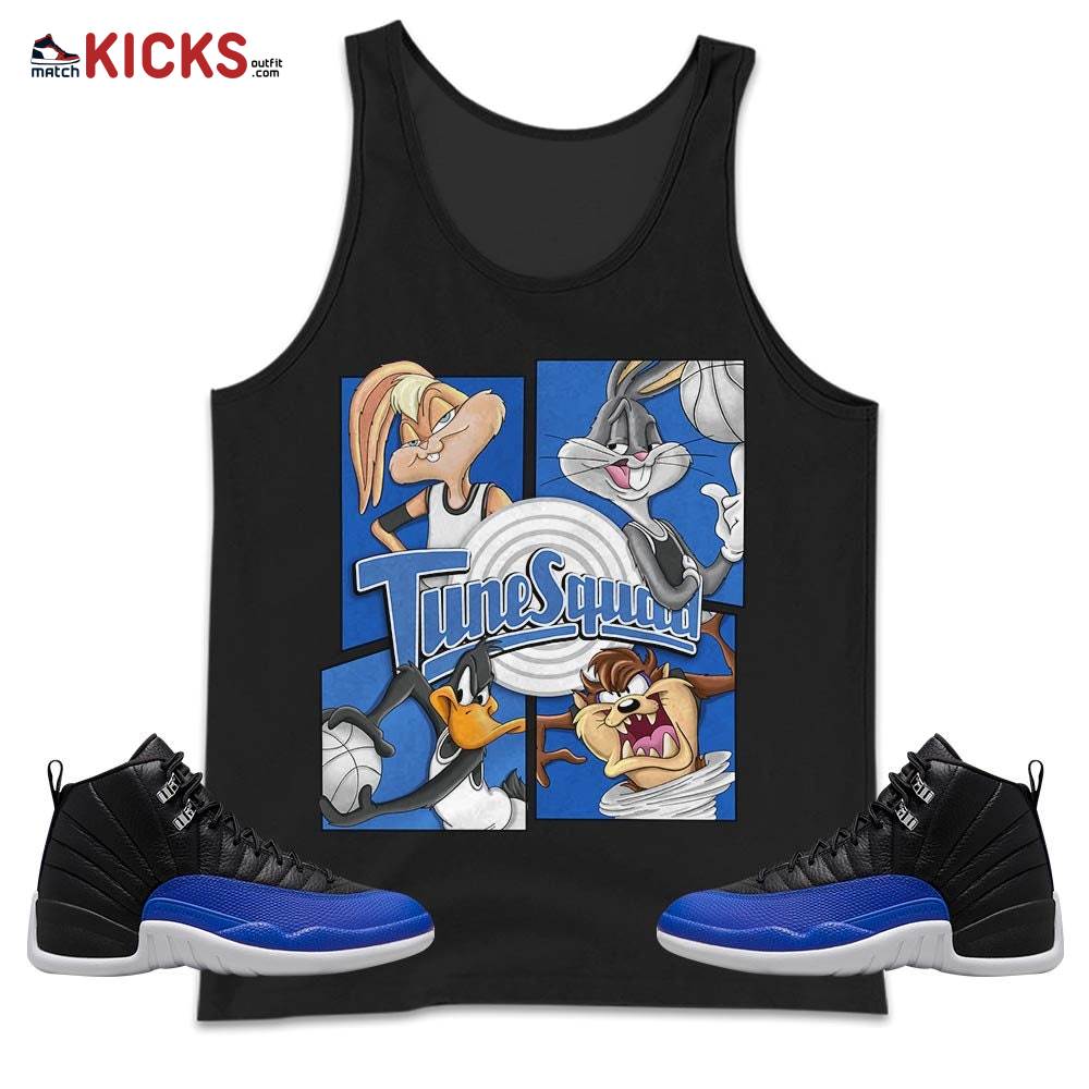 Bunny Tazmanian Basketball Sneaker Shirt Match Hyper Royal 12s, Jordan 12 Hyper Royal MKO Tank Top Bunny Tazmanian Basketball Sneaker Shirt Match Hyper Royal 12s, Jordan 12 Hyper Royal MKO Tank Top