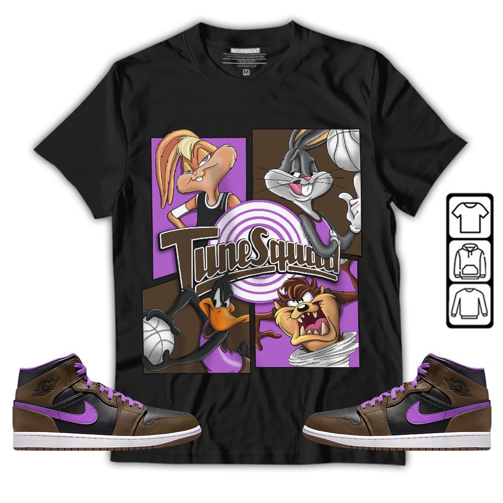 Bunny Tazmanian Basketball Sneaker Shirt Match Jordan 1 Mid Palomino, Jordan 1 Mid Palomino MKO T-Shirt Bunny Tazmanian Basketball Sneaker Shirt Match Jordan 1 Mid Palomino, Jordan 1 Mid Palomino MKO T-Shirt