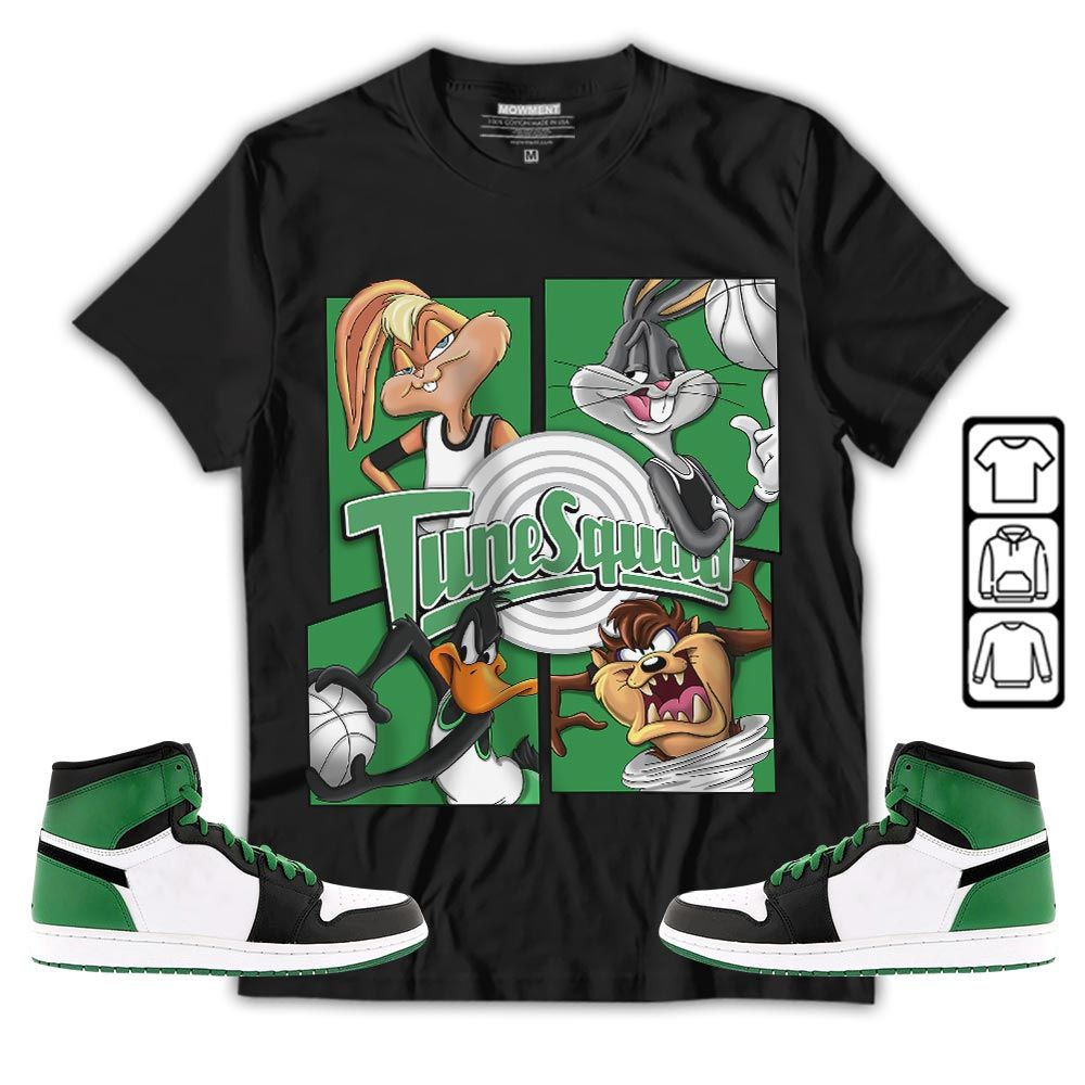 Bunny Tazmanian Basketball Sneaker Shirt Match Lucky Green 1s, Jordan 1 Lucky Green MKO T-Shirt Bunny Tazmanian Basketball Sneaker Shirt Match Lucky Green 1s, Jordan 1 Lucky Green MKO T-Shirt