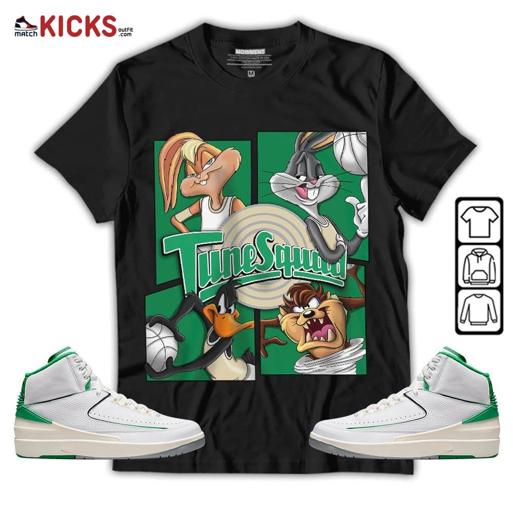 Bunny Tazmanian Basketball Sneaker Shirt Match Lucky Green 2s, Jordan 2 Lucky Green MKO T-Shirt
