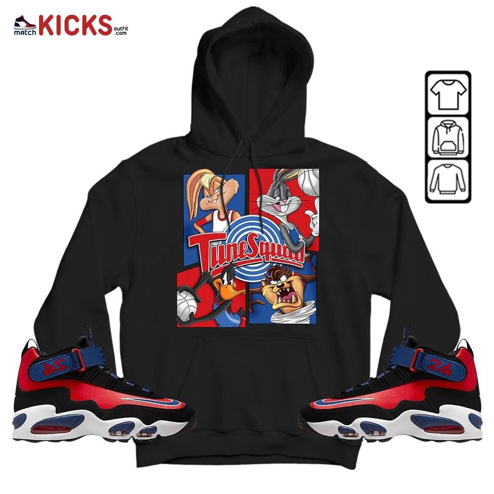 Bunny Tazmanian Basketball Sneaker Shirt Match Max 1 Navy Red Black, Air Griffey Max 1 Black Red Navy Blue MKO Hoodie