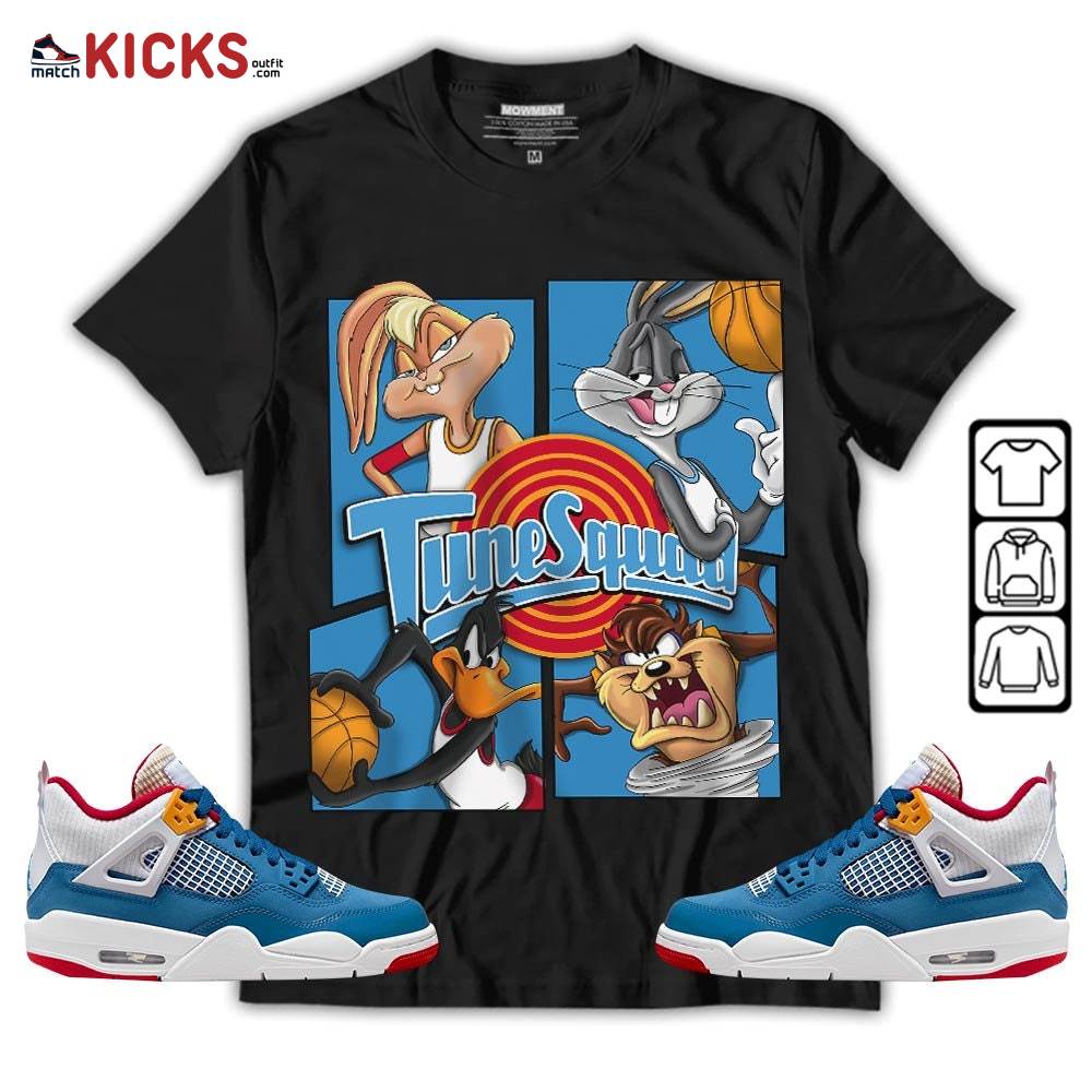 Bunny Tazmanian Basketball Sneaker Shirt Match Messy Room 4s, Jordan 4 GS Messy Room MKO T-Shirt