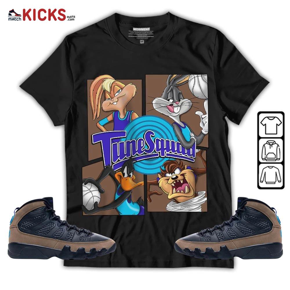 Bunny Tazmanian Basketball Sneaker Shirt Match Olive Concord 9s, Jordan 9 Olive Concord MKO Hoodie