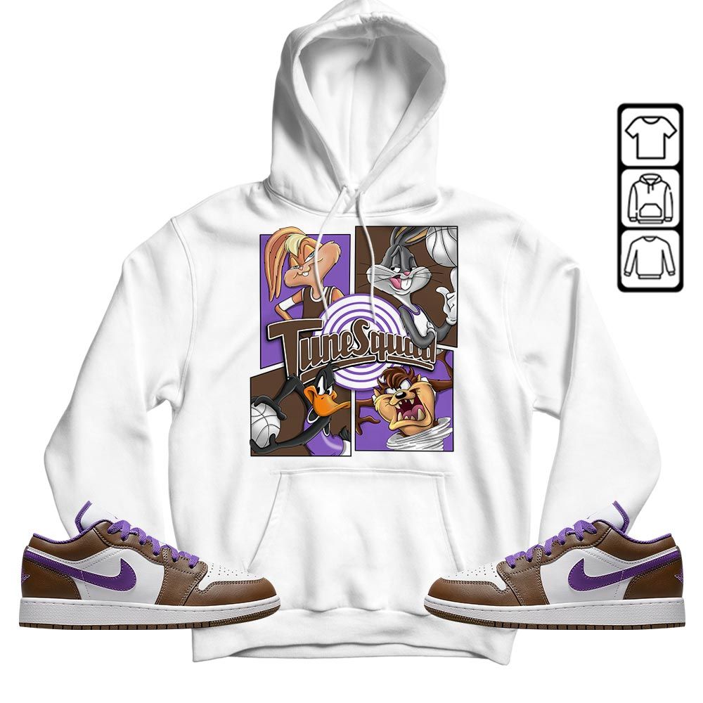 Bunny Tazmanian Basketball Sneaker Shirt Match Purple Mocha 1s, Jordan 1 Low Purple Mocha MKO T-Shirt Bunny Tazmanian Basketball Sneaker Shirt Match Purple Mocha 1s, Jordan 1 Low Purple Mocha MKO T-Shirt
