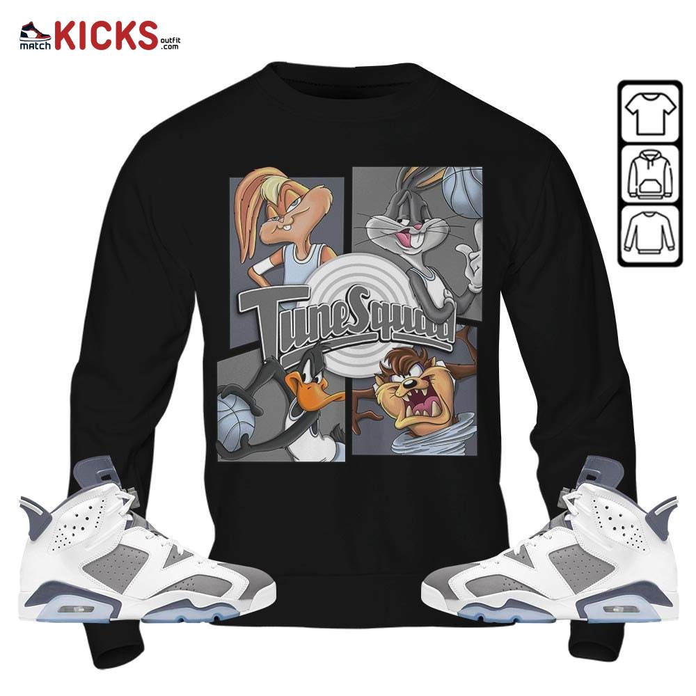 Bunny Tazmanian Basketball Sneaker Shirt Match Retro Cool Grey 6s, Jordan 6 Cool Grey MKO T-Shirt Bunny Tazmanian Basketball Sneaker Shirt Match Retro Cool Grey 6s, Jordan 6 Cool Grey MKO T-Shirt