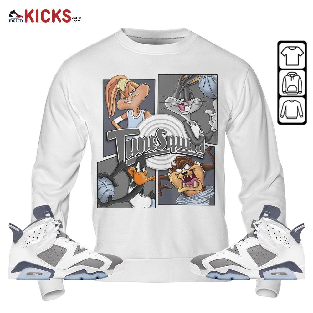 Bunny Tazmanian Basketball Sneaker Shirt Match Retro Cool Grey 6s, Jordan 6 Cool Grey MKO T-Shirt Bunny Tazmanian Basketball Sneaker Shirt Match Retro Cool Grey 6s, Jordan 6 Cool Grey MKO T-Shirt