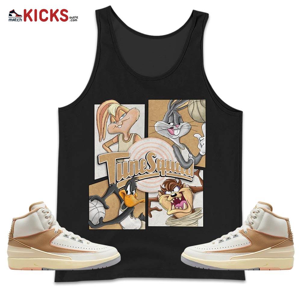 Bunny Tazmanian Basketball Sneaker Shirt Match Retro Craft 2s, Jordan 2 Craft MKO Tank Top