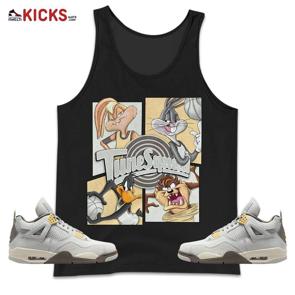 Bunny Tazmanian Basketball Sneaker Shirt Match Retro Craft 4s, Jordan 4 Craft Photon Dust MKO Tank Top