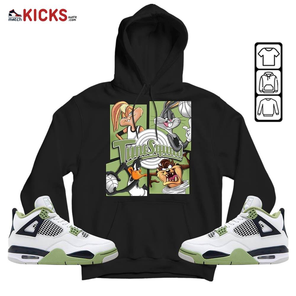 Bunny Tazmanian Basketball Sneaker Shirt Match Retro Oil Green 4s, Jordan 4 Oil Green MKO Sweatshirt Bunny Tazmanian Basketball Sneaker Shirt Match Retro Oil Green 4s, Jordan 4 Oil Green MKO Sweatshirt