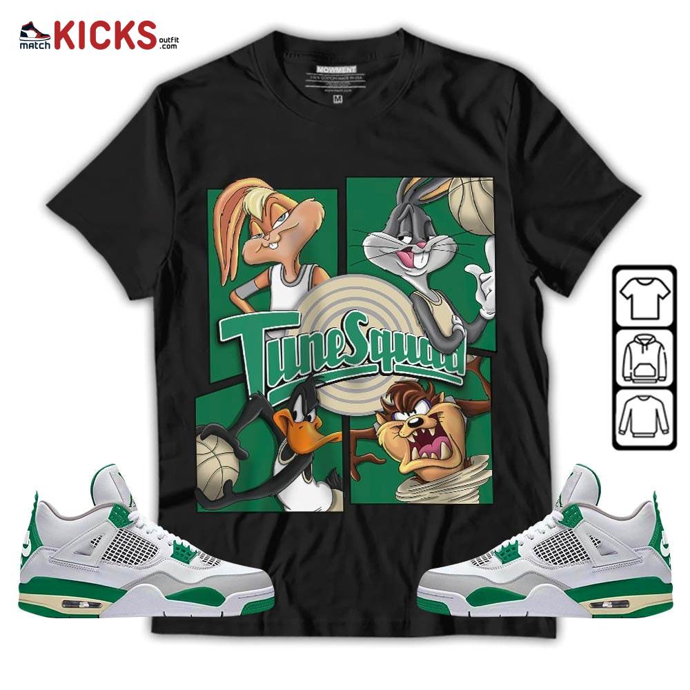 Bunny Tazmanian Basketball Sneaker Shirt Match Retro Pine Green 4s, Jordan 4 Pine Green MKO Sweatshirt Bunny Tazmanian Basketball Sneaker Shirt Match Retro Pine Green 4s, Jordan 4 Pine Green MKO Sweatshirt