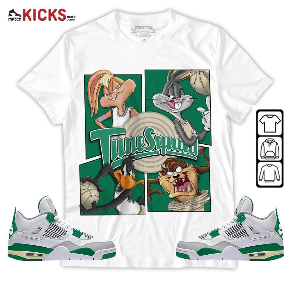 Bunny Tazmanian Basketball Sneaker Shirt Match Retro Pine Green 4s, Jordan 4 Pine Green MKO Sweatshirt Bunny Tazmanian Basketball Sneaker Shirt Match Retro Pine Green 4s, Jordan 4 Pine Green MKO Sweatshirt