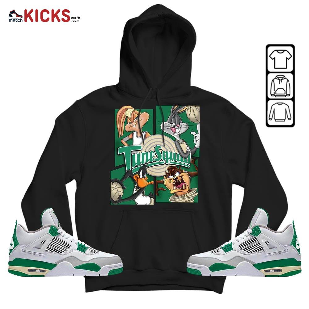 Bunny Tazmanian Basketball Sneaker Shirt Match Retro Pine Green 4s, Jordan 4 Pine Green MKO Sweatshirt Bunny Tazmanian Basketball Sneaker Shirt Match Retro Pine Green 4s, Jordan 4 Pine Green MKO Sweatshirt