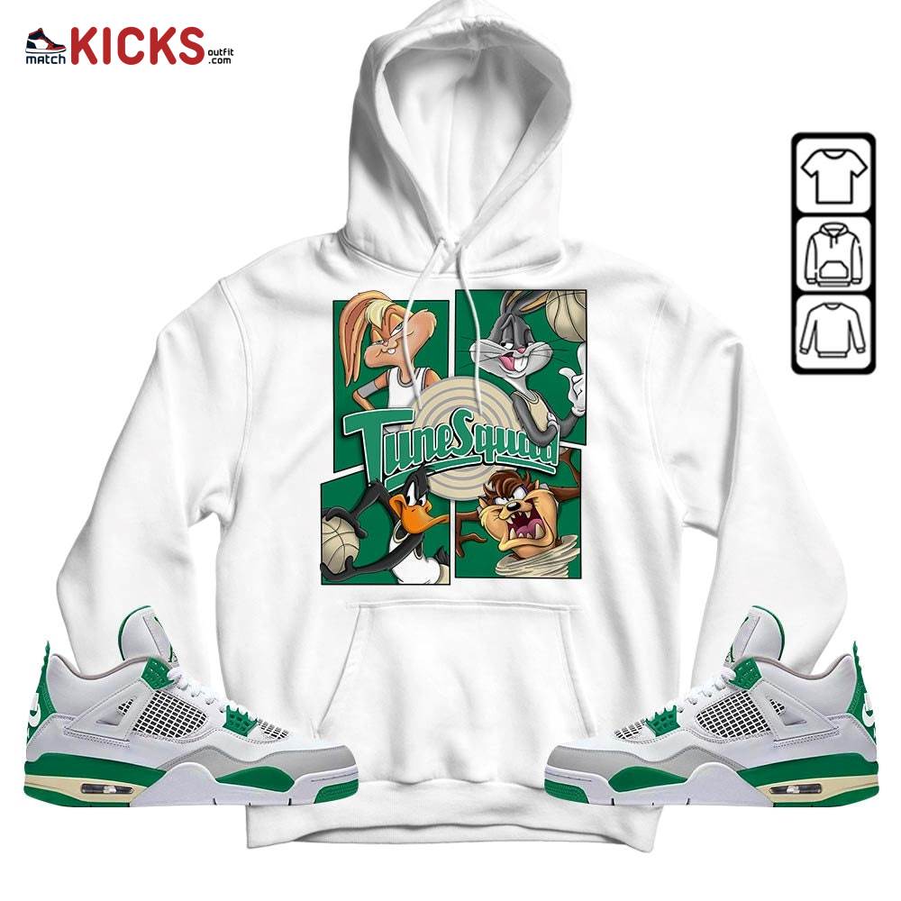 Bunny Tazmanian Basketball Sneaker Shirt Match Retro Pine Green 4s, Jordan 4 Pine Green MKO Sweatshirt Bunny Tazmanian Basketball Sneaker Shirt Match Retro Pine Green 4s, Jordan 4 Pine Green MKO Sweatshirt