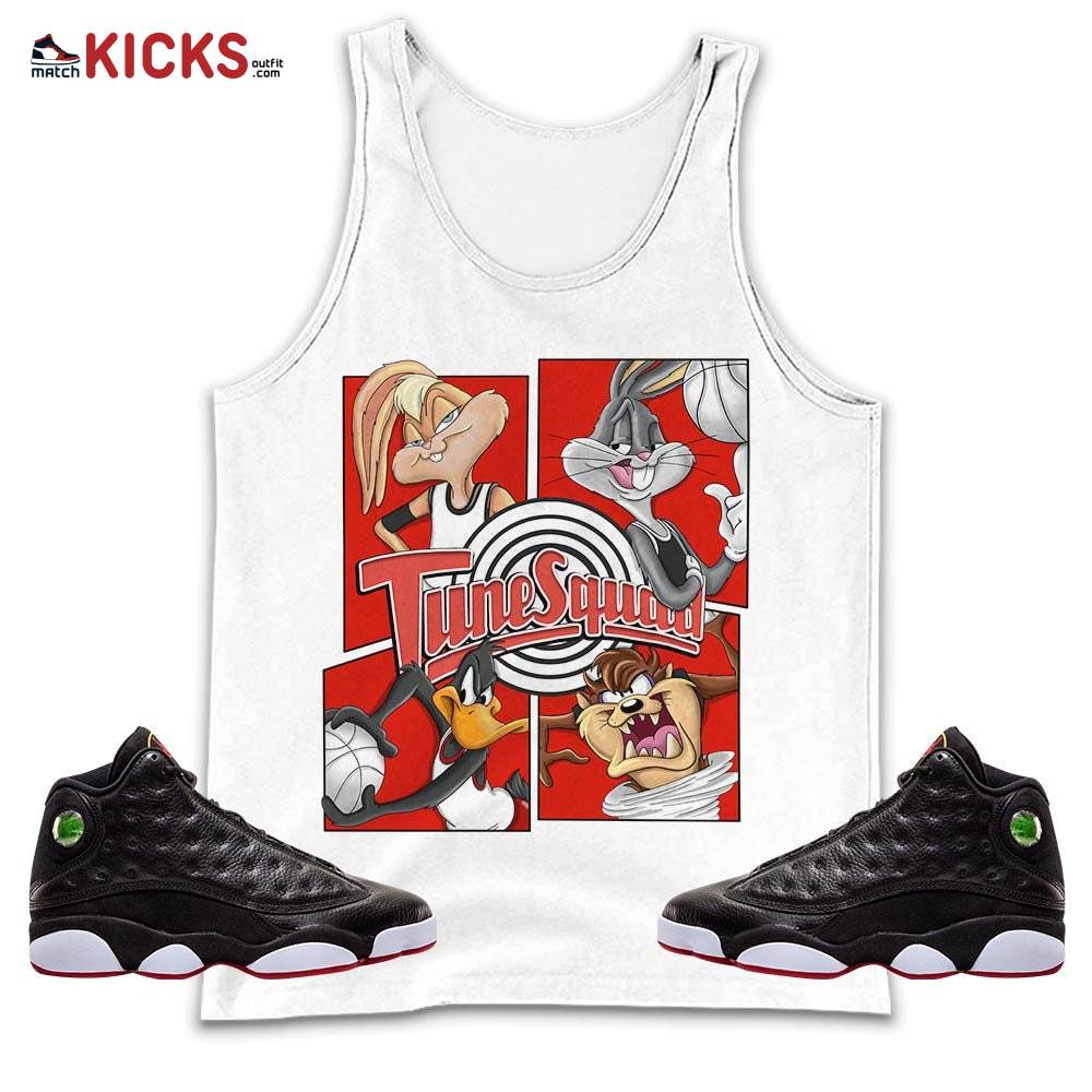 Bunny Tazmanian Basketball Sneaker Shirt Match Retro Playoffs 13s, Jordan 13 Playoffs MKO Tank Top
