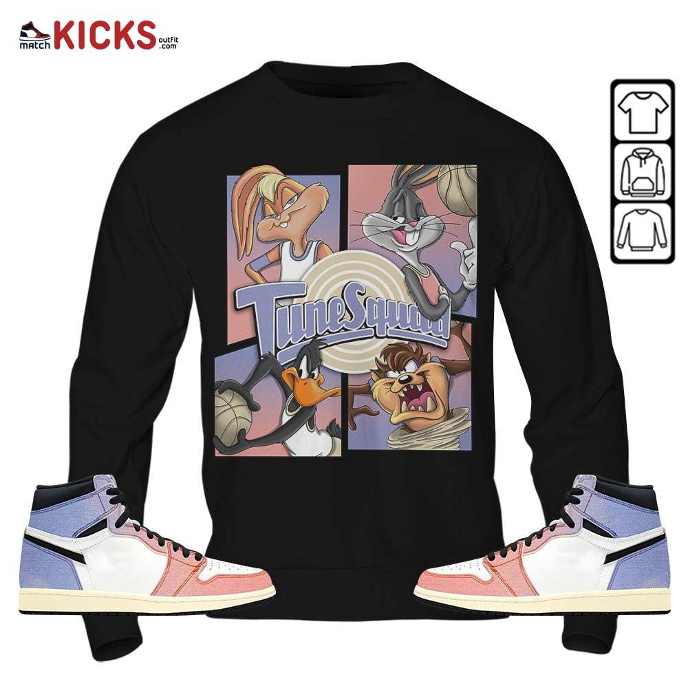 Bunny Tazmanian Basketball Sneaker Shirt Match Retro Skyline 1s, Jordan 1 High OG Skyline MKO Sweatshirt Bunny Tazmanian Basketball Sneaker Shirt Match Retro Skyline 1s, Jordan 1 High OG Skyline MKO Sweatshirt