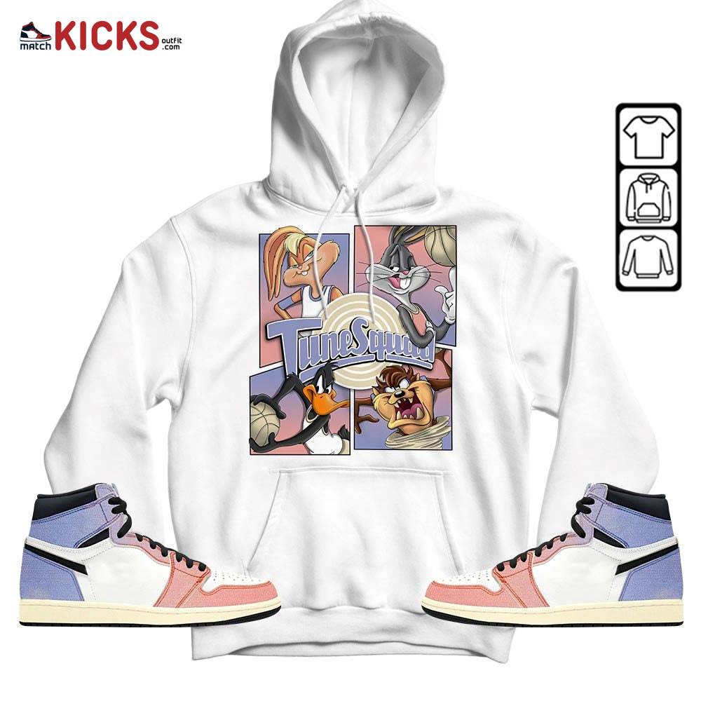 Bunny Tazmanian Basketball Sneaker Shirt Match Retro Skyline 1s, Jordan 1 High OG Skyline MKO Sweatshirt Bunny Tazmanian Basketball Sneaker Shirt Match Retro Skyline 1s, Jordan 1 High OG Skyline MKO Sweatshirt