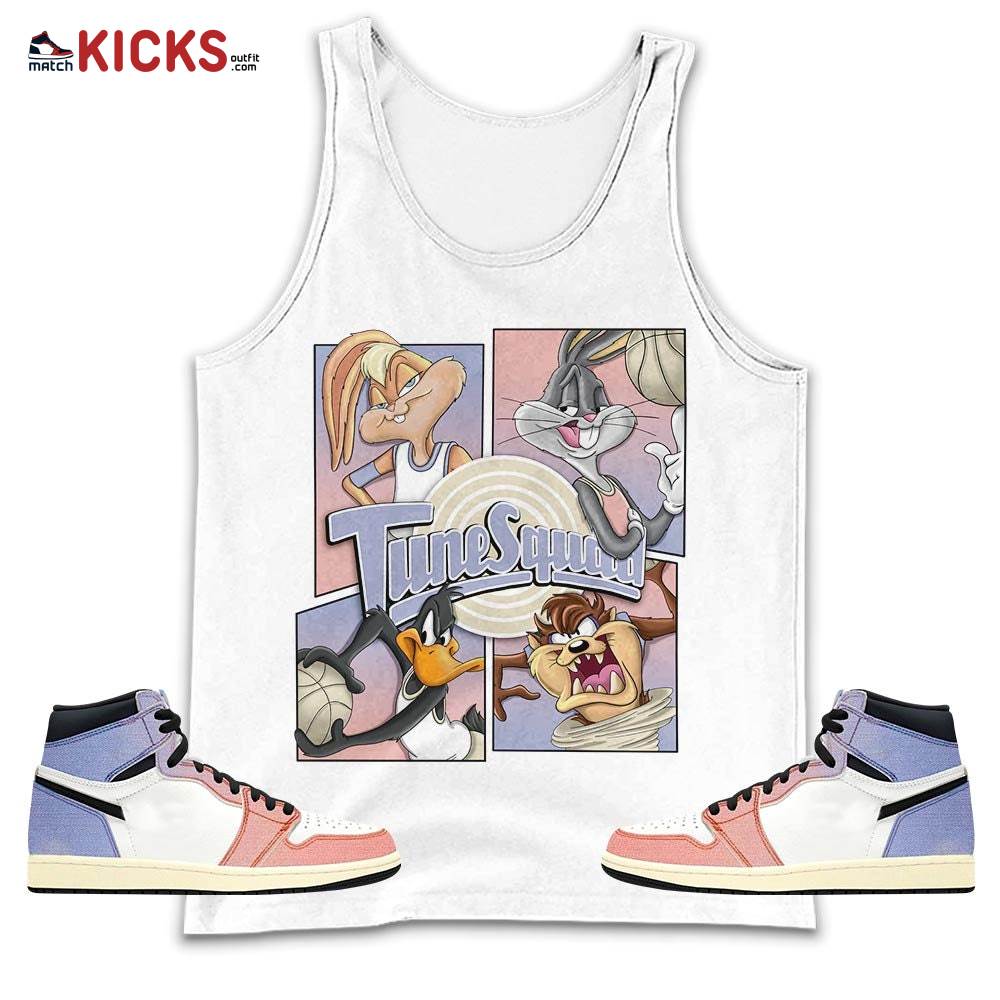 Bunny Tazmanian Basketball Sneaker Shirt Match Retro Skyline 1s, Jordan 1 High OG Skyline MKO Tank Top Bunny Tazmanian Basketball Sneaker Shirt Match Retro Skyline 1s, Jordan 1 High OG Skyline MKO Tank Top