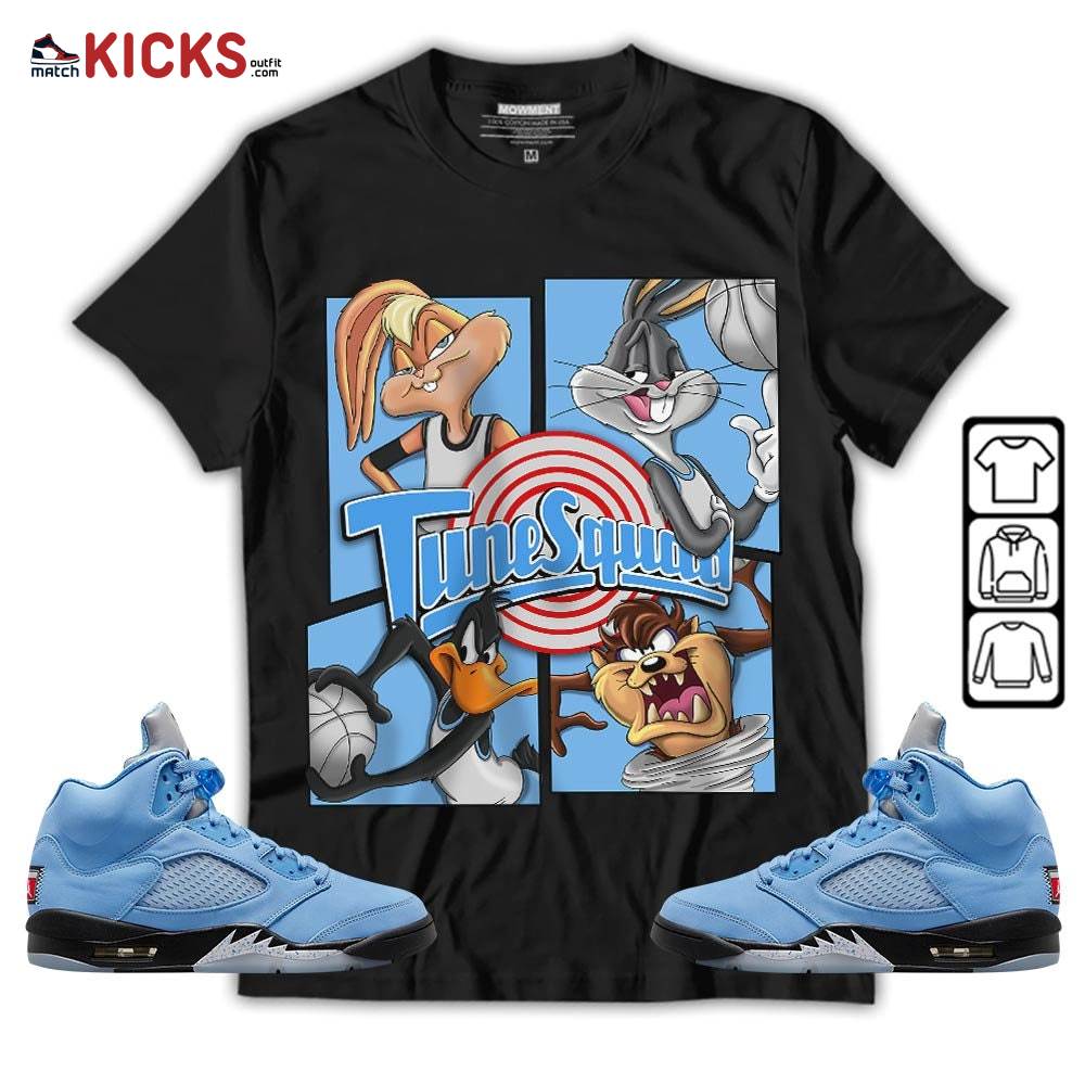 Bunny Tazmanian Basketball Sneaker Shirt Match Retro University Blue 5s, Jordan 5 University Blue MKO T-Shirt