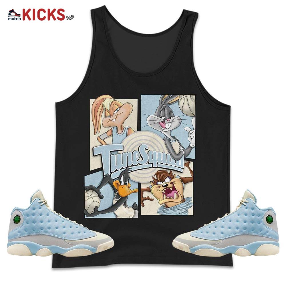 Bunny Tazmanian Basketball Sneaker Shirt Match SoleFly 13s, Jordan 13 Retro SoleFly MKO Tank Top