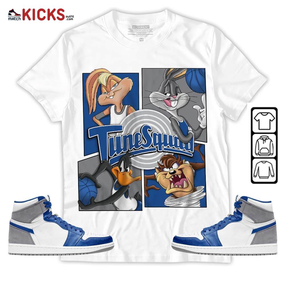 Bunny Tazmanian Basketball Sneaker Shirt Match True Blue 1s, Jordan 1 High OG True Blue MKO T-Shirt Bunny Tazmanian Basketball Sneaker Shirt Match True Blue 1s, Jordan 1 High OG True Blue MKO T-Shirt