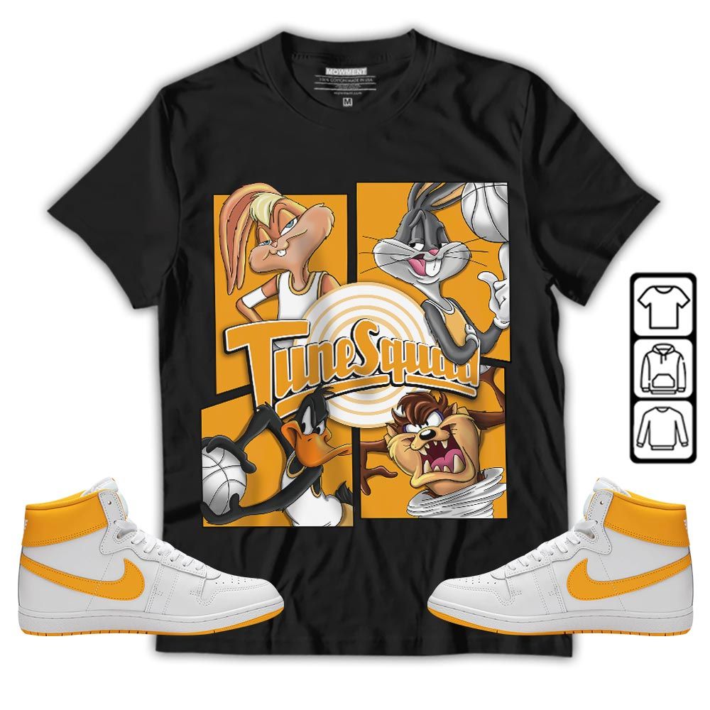 Bunny Tazmanian Basketball Sneaker Shirt Match University Gold, Ship SP University Gold MKO T-Shirt
