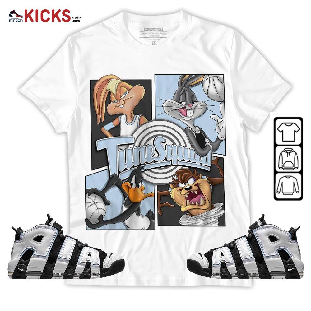 Bunny Tazmanian Basketball Sneaker Shirt Match Uptempo Cobalt Bliss, Air More Uptempo Cobalt Bliss MKO Sweatshirt