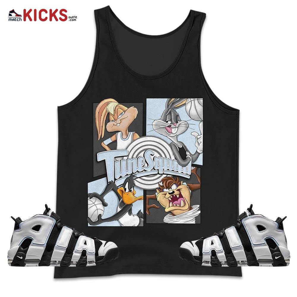 Bunny Tazmanian Basketball Sneaker Shirt Match Uptempo Cobalt Bliss, Air More Uptempo Cobalt Bliss MKO Tank Top