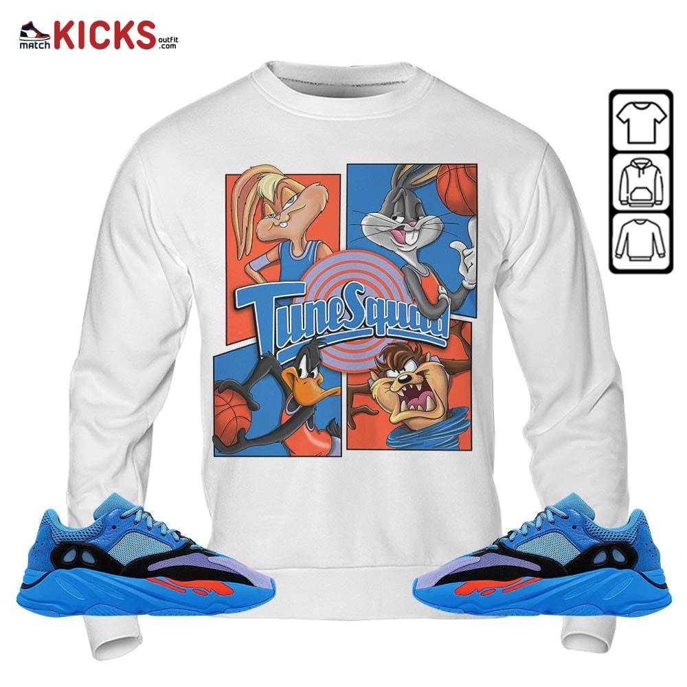 Rap T-Shirt Match Yeezy 700 Hi Res Blue main image 1