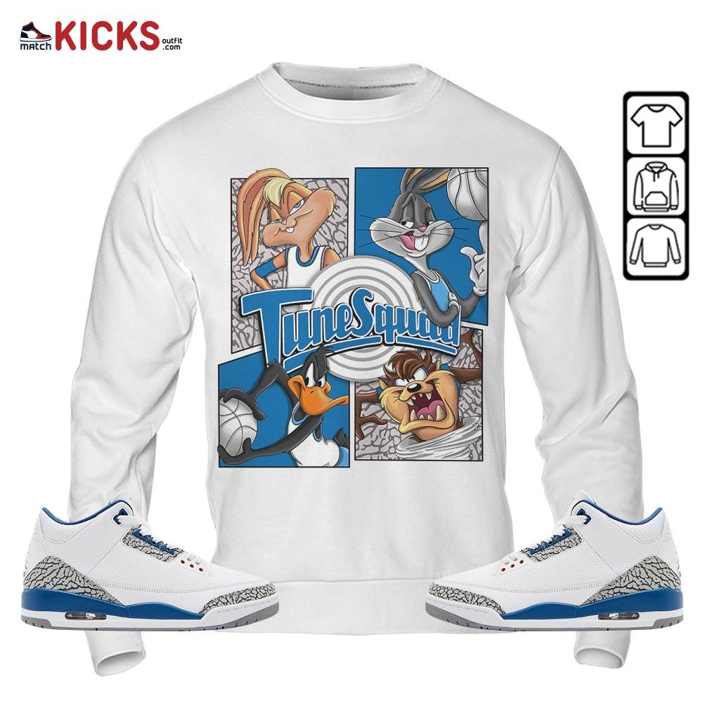 Bunny Tazmanian Basketball Sneaker Shirt Match Wizards 3s, Jordan Retro 3 Wizards MKO Sweatshirt Bunny Tazmanian Basketball Sneaker Shirt Match Wizards 3s, Jordan Retro 3 Wizards MKO Sweatshirt