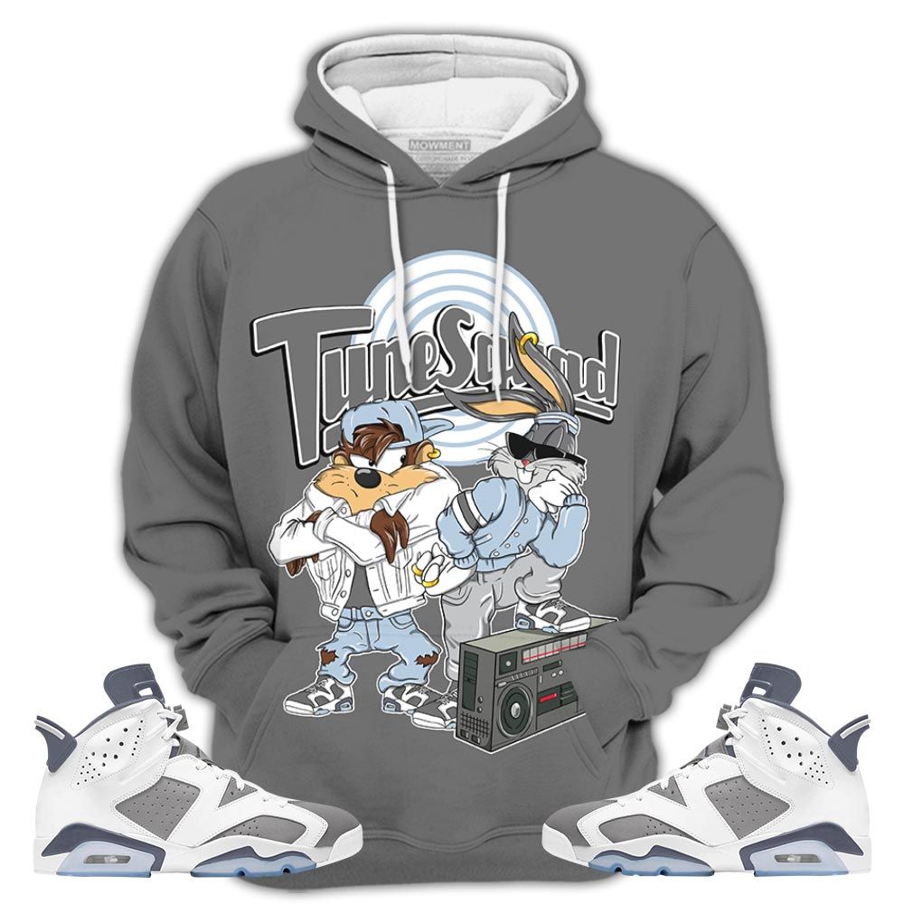 Bunny Tazmanian Hiphop 05 Sneaker Shirt Match Retro Cool Grey 6S, Jordan 6 Cool Grey Hoodie Sweatshirt Tee All Over Print MKO Shirt