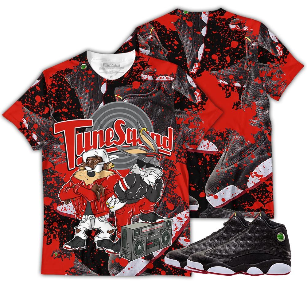 Bunny Tazmanian Hiphop 05 Sneaker Shirt Match Retro Playoffs 13S, Jordan 13 Playoffs Hoodie Sweatshirt Tee All Over Print MKO Shirt Bunny Tazmanian Hiphop 05 Sneaker Shirt Match Retro Playoffs 13S, Jordan 13 Playoffs Hoodie Sweatshirt Tee All Over Print MKO Shirt