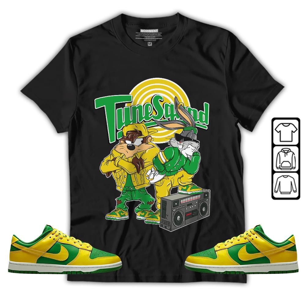 Bunny Tazmanian Hiphop Sneaker Shirt Match 2023 Reverse Brazil, Dunk Low Reverse Brazil MKO T-Shirt