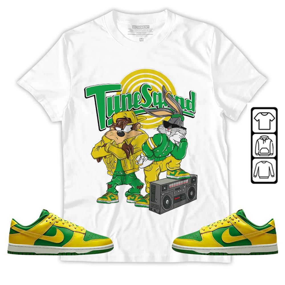 Bunny Tazmanian Hiphop Sneaker Shirt Match 2023 Reverse Brazil, Dunk Low Reverse Brazil MKO T-Shirt