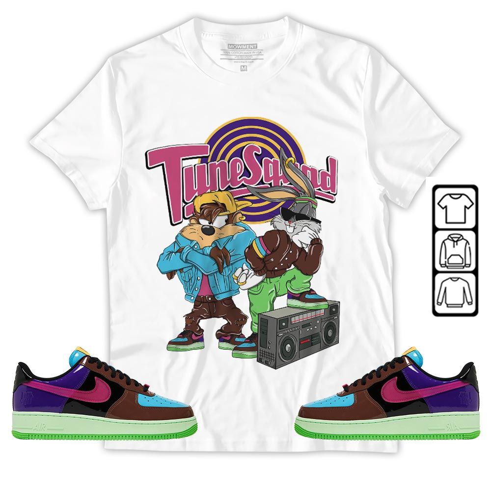 Bunny Tazmanian Hiphop Sneaker Shirt Match AF 1 Low SP Pink Prime, Air Force 1 Undefeated Pink Prime MKO T-Shirt