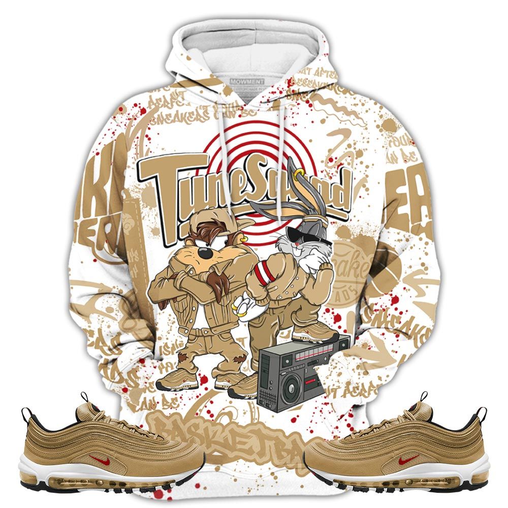 Bunny Tazmanian Hiphop Sneaker Shirt Match Air Max 97 Metallic Gold, Air Max 97 Gold Bullet Hoodie Sweatshirt Tee All Over Print MKO Shirt Bunny Tazmanian Hiphop Sneaker Shirt Match Air Max 97 Metallic Gold, Air Max 97 Gold Bullet Hoodie Sweatshirt Tee All Over Print MKO Shirt