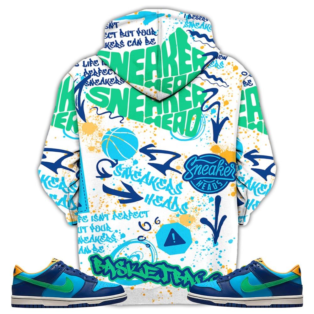 Bunny Tazmanian Hiphop Sneaker Shirt Match Dunk Low Gs Kyrie, Dunk Low Gs Electric Algae Hoodie Sweatshirt Tee All Over Print MKO Shirt