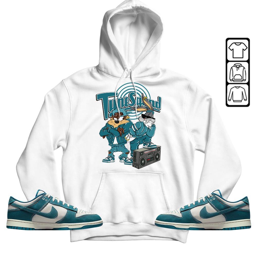 Bunny Tazmanian Hiphop Sneaker Shirt Match Dunk Low Industrial Blue, Dunk Low Denim Industrial Blue MKO T-Shirt