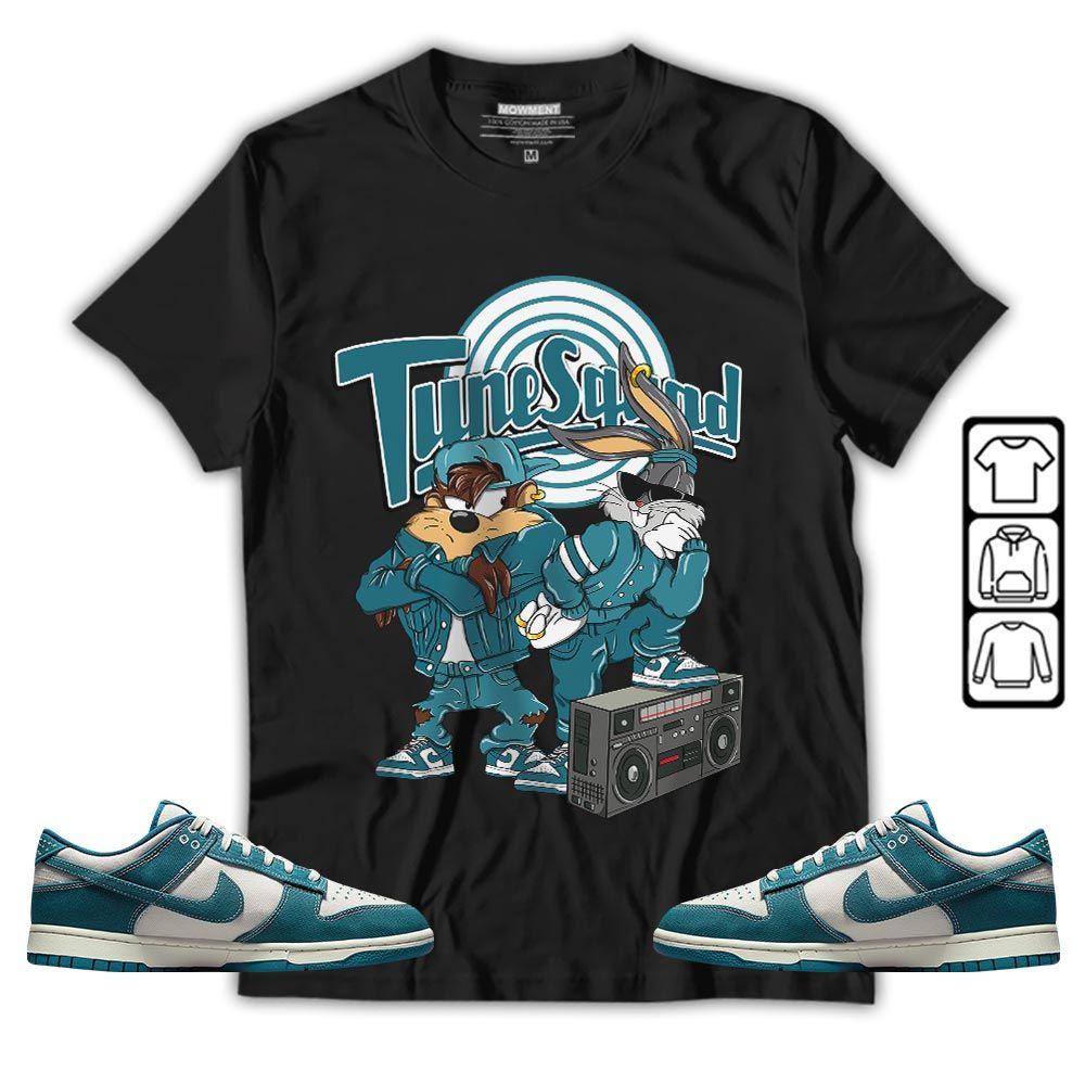 Bunny Tazmanian Hiphop Sneaker Shirt Match Dunk Low Industrial Blue, Dunk Low Denim Industrial Blue MKO T-Shirt