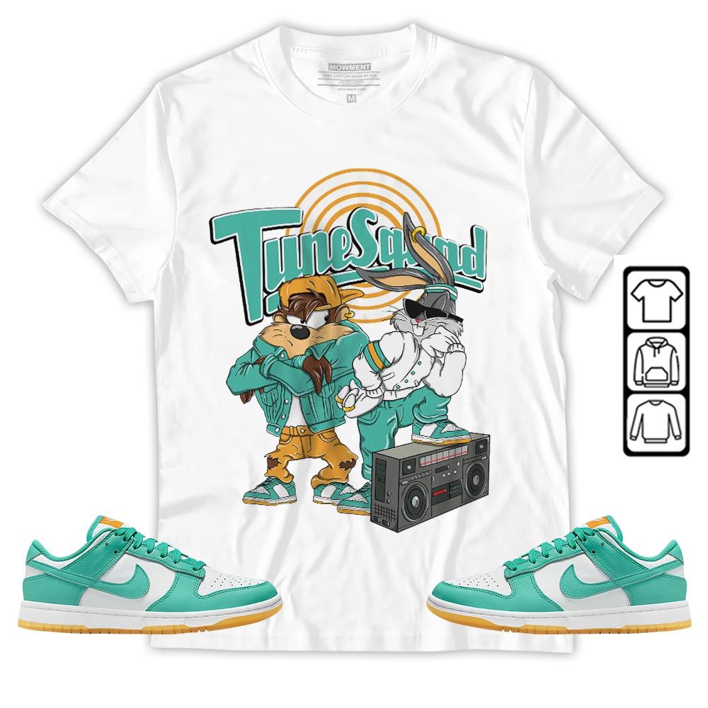 Bunny Tazmanian Hiphop Sneaker Shirt Match Dunk Low Turquoise, Dunk Low Teal Zeal MKO T-Shirt Bunny Tazmanian Hiphop Sneaker Shirt Match Dunk Low Turquoise, Dunk Low Teal Zeal MKO T-Shirt