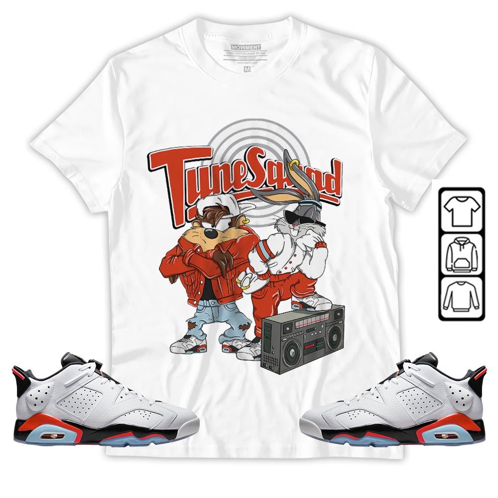 Bunny Tazmanian Hiphop Sneaker Shirt Match Golf White Infrared 6s, Jordan 6 Low Infrared MKO T-Shirt Bunny Tazmanian Hiphop Sneaker Shirt Match Golf White Infrared 6s, Jordan 6 Low Infrared MKO T-Shirt