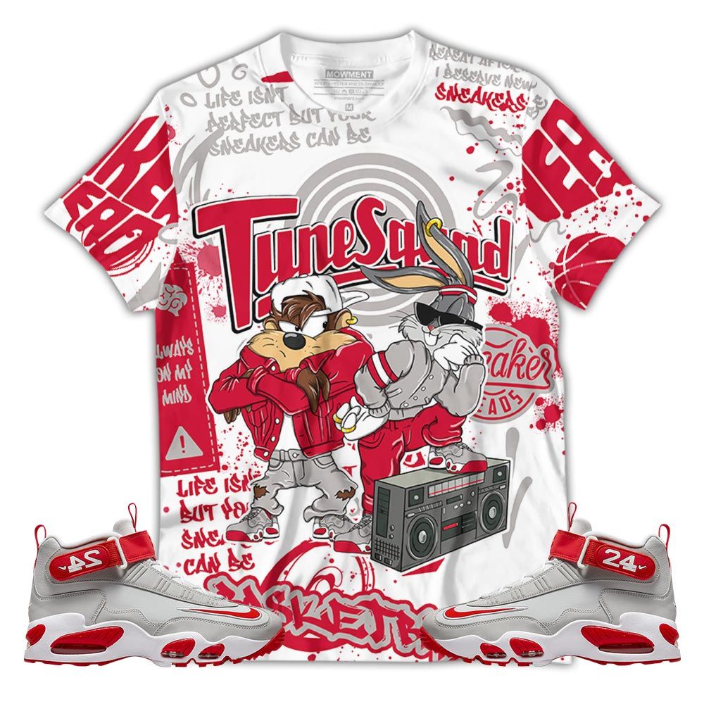 Bunny Tazmanian Hiphop Sneaker Shirt Match Griffey Max 1 University Reds, Air Griffey Max 1 Gray Reds Hoodie Sweatshirt Tee All Over Print MKO Shirt Bunny Tazmanian Hiphop Sneaker Shirt Match Griffey Max 1 University Reds, Air Griffey Max 1 Gray Reds Hoodie Sweatshirt Tee All Over Print MKO Shirt