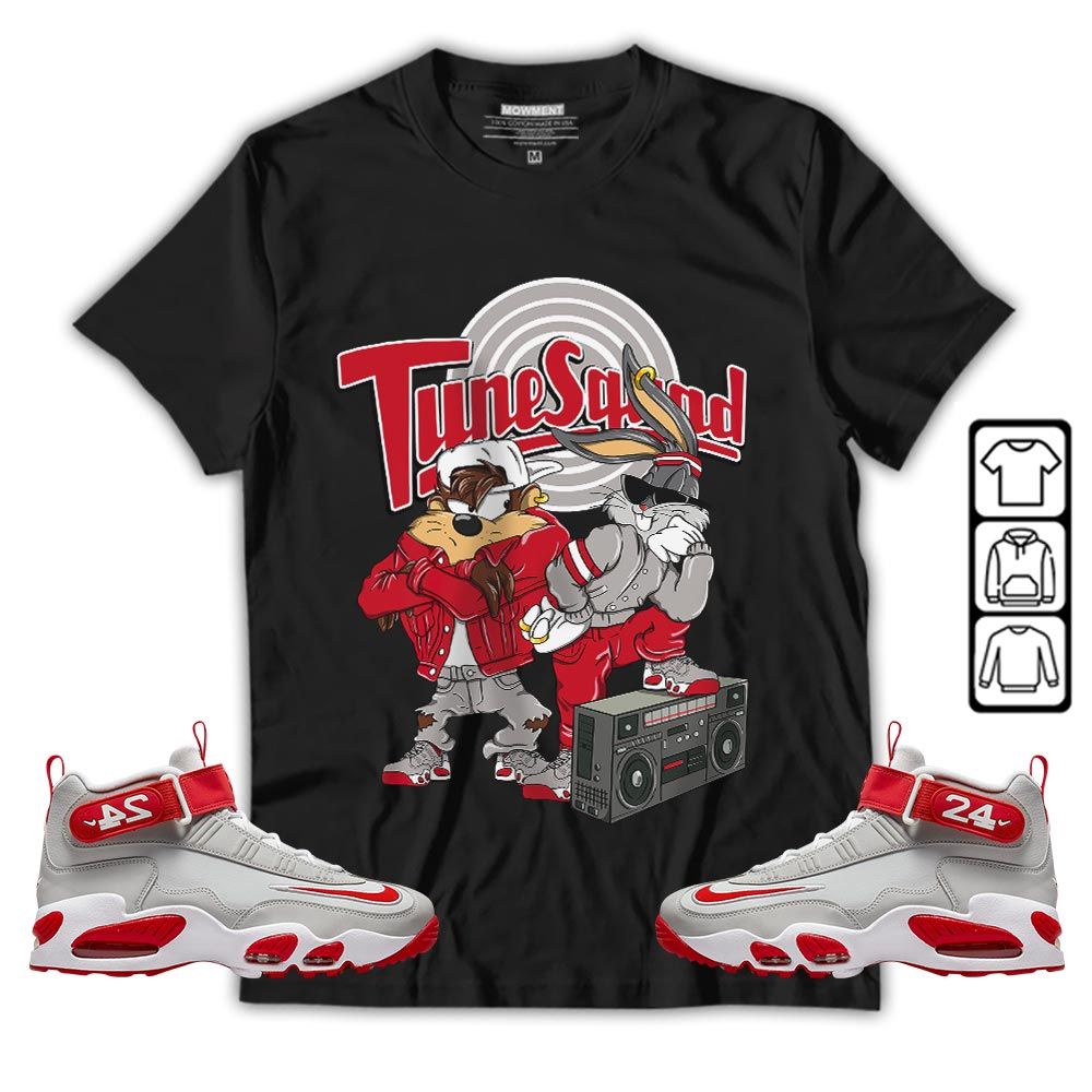 Bunny Tazmanian Hiphop Sneaker Shirt Match Griffey Max 1 University Reds, Air Griffey Max 1 Gray Reds MKO T-Shirt Bunny Tazmanian Hiphop Sneaker Shirt Match Griffey Max 1 University Reds, Air Griffey Max 1 Gray Reds MKO T-Shirt