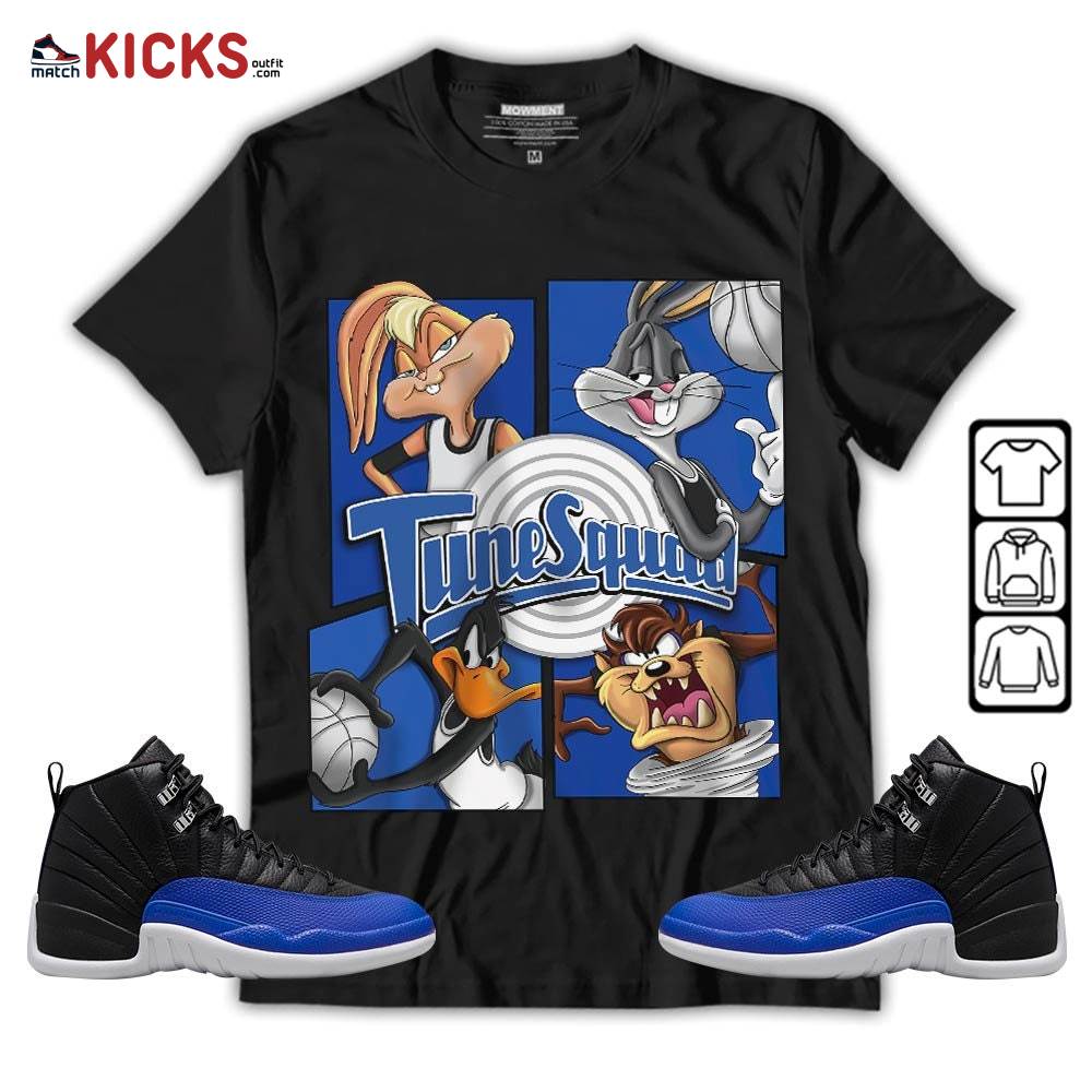 Bunny Tazmanian Hiphop Sneaker Shirt Match Hyper Royal 12s, Jordan 12 Hyper Royal MKO T-Shirt