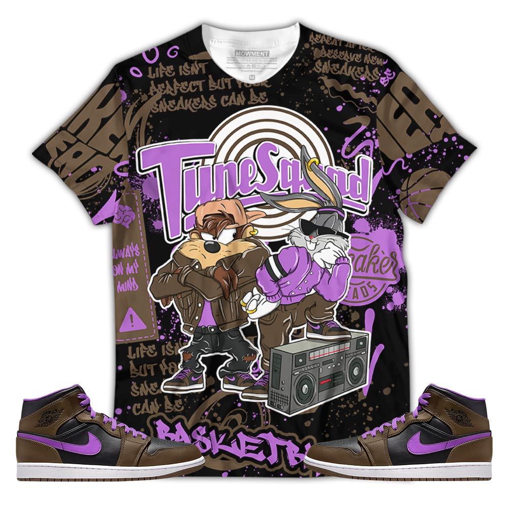 Bunny Tazmanian Hiphop Sneaker Shirt Match Jordan 1 Mid Palomino, Jordan 1 Mid Palomino Hoodie Sweatshirt Tee All Over Print MKO Shirt Bunny Tazmanian Hiphop Sneaker Shirt Match Jordan 1 Mid Palomino, Jordan 1 Mid Palomino Hoodie Sweatshirt Tee All Over Print MKO Shirt