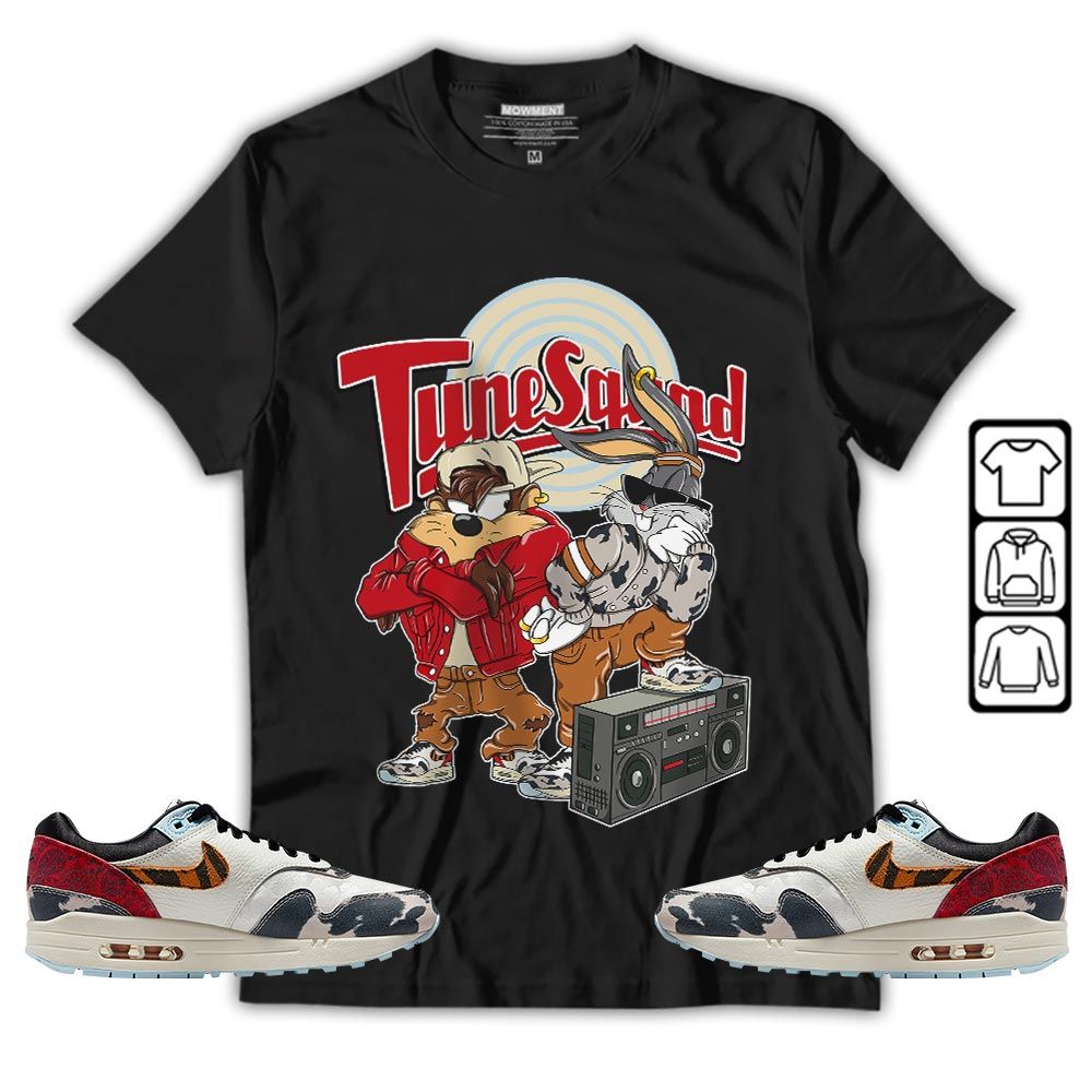 Bunny Tazmanian Hiphop Sneaker Shirt Match Max 1 87 Tiger Swoosh, Air Max 1 Great Indoors MKO T-Shirt