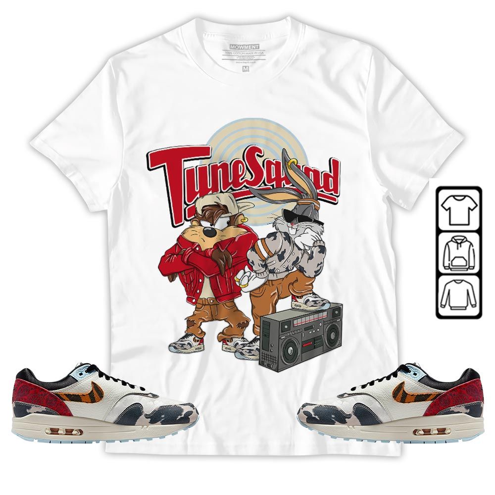 Bunny Tazmanian Hiphop Sneaker Shirt Match Max 1 87 Tiger Swoosh, Air Max 1 Great Indoors MKO T-Shirt